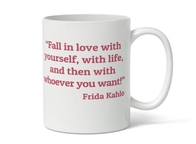 Frida_FallInLove2-MUG